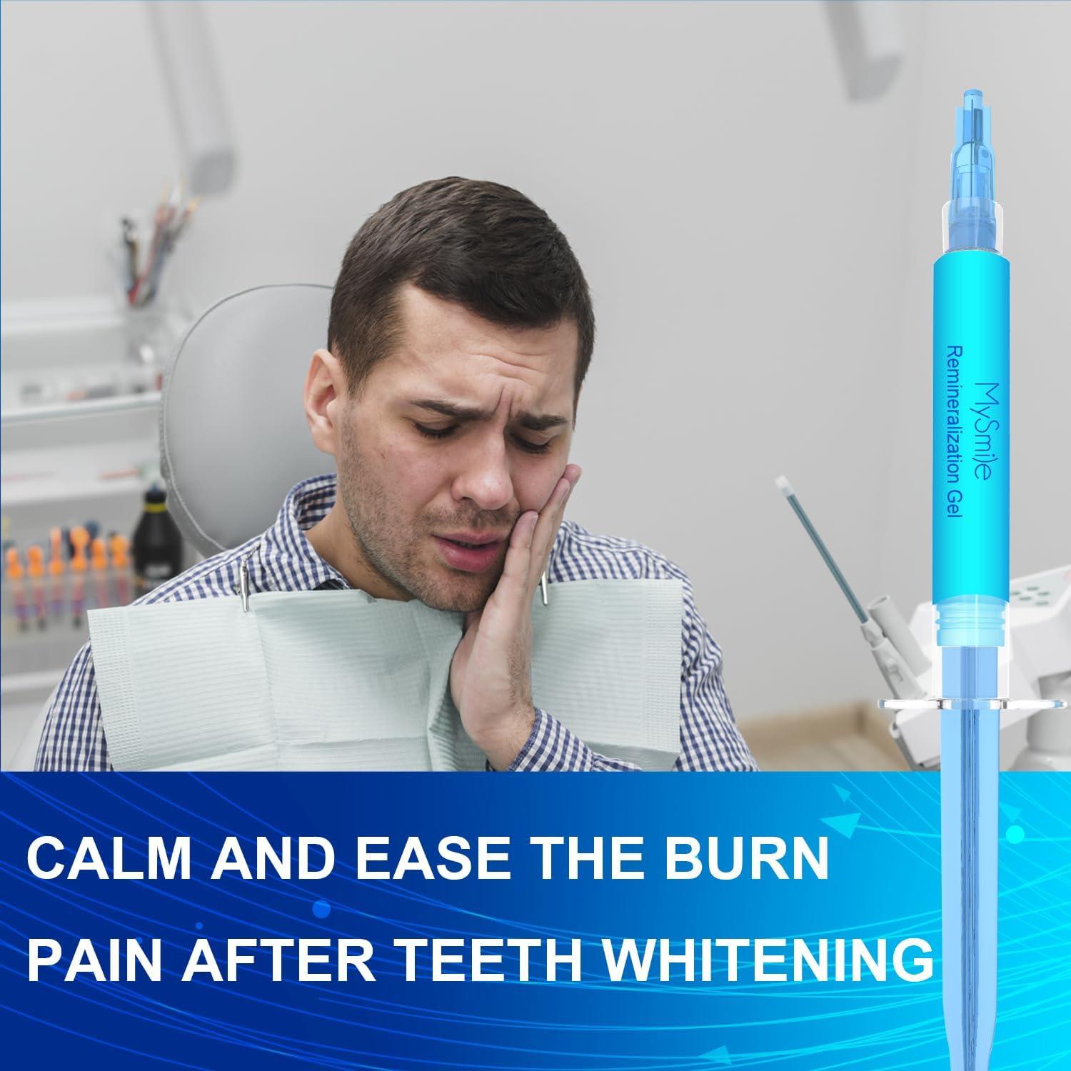 image:imageMySmile Teeth Whitening Kit with LED Light Remineralization Gel NonSensitive Teeth Whitener Teeth Whitening Gel to Remove Stains Desensitizing Gel to Reduce Teeth Sensitivity Strengthen Tooth Enamel