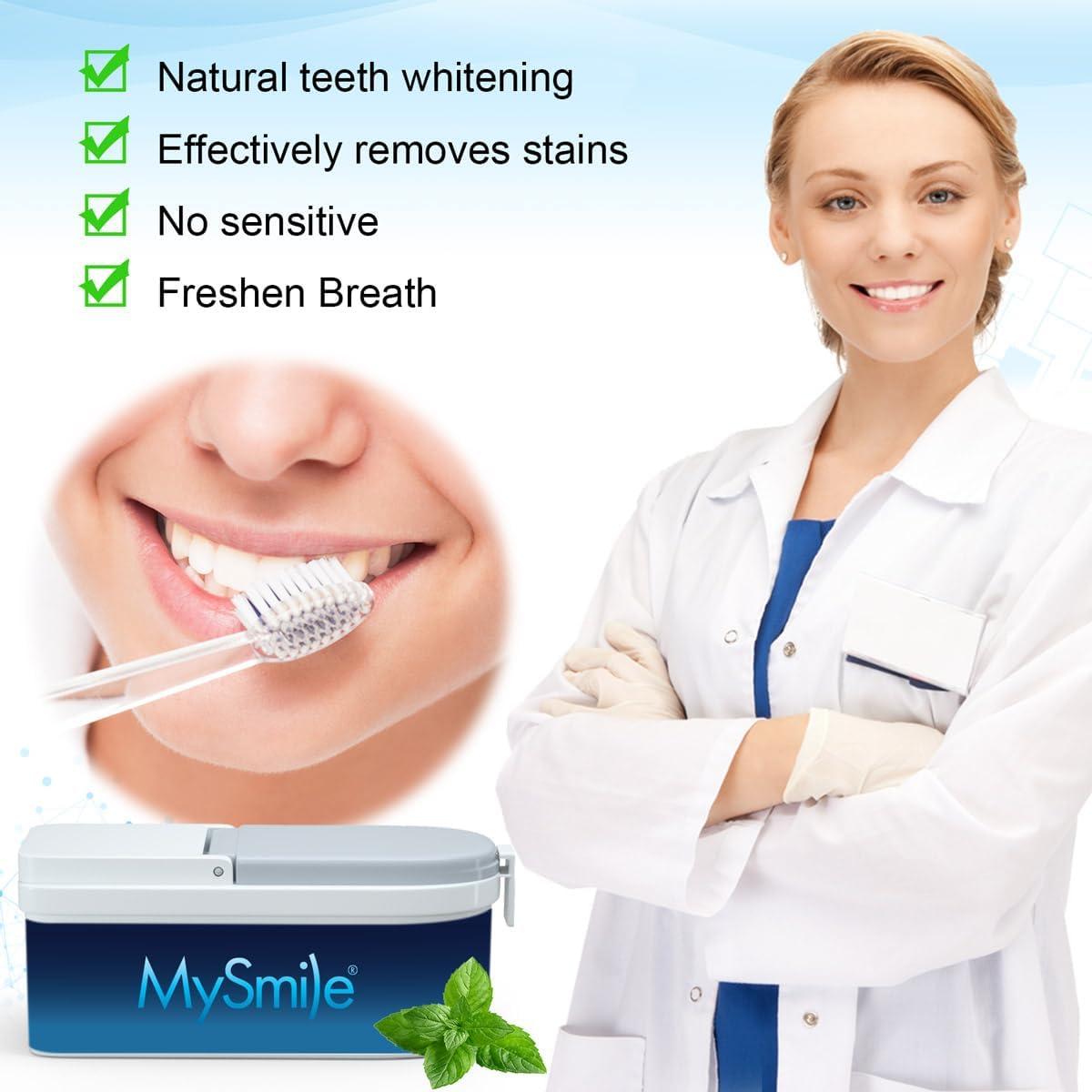 image:imageMySmile Teeth Whitening Powder for Tooth Whitening Toothpaste Natural Powder Teeth Whitener Enamel Safe Whitening Tooth Cleaning Powder Tooth Stain Remover and Polisher Fresh MintBlue