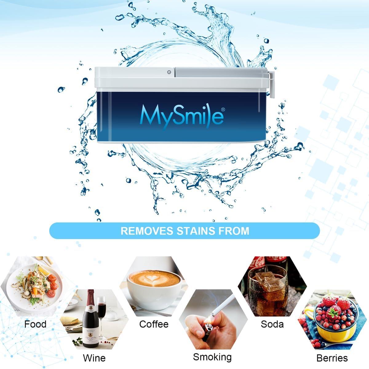 image:imageMySmile Teeth Whitening Powder for Tooth Whitening Toothpaste Natural Powder Teeth Whitener Enamel Safe Whitening Tooth Cleaning Powder Tooth Stain Remover and Polisher Fresh MintBlue