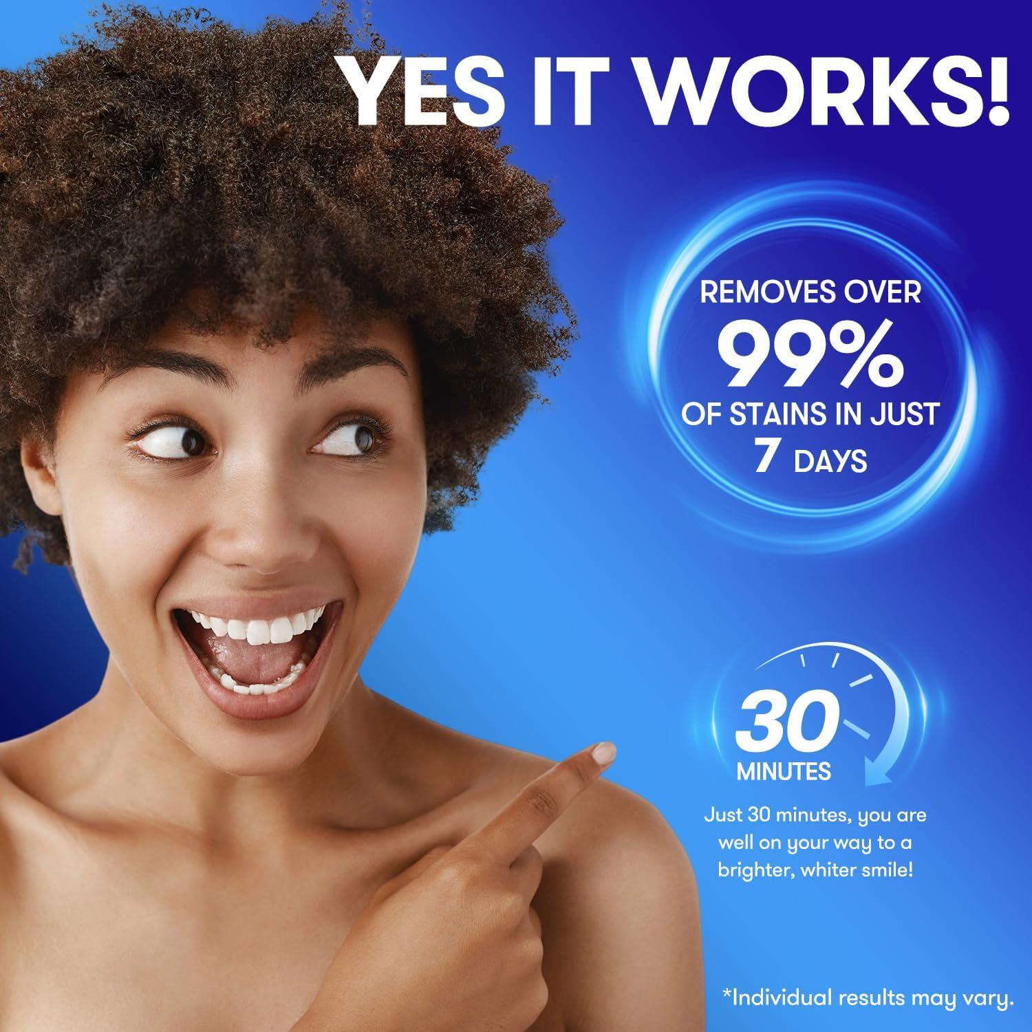 image:imageMySmile Teeth Whitening Strips HydroxyapatiteInfuse White Strips NonSensitive Tooth Whitener with Soothing Natural Ingredients EnamelSafe ResidueFree NonSlip 28 Count28 Count Pack of 1