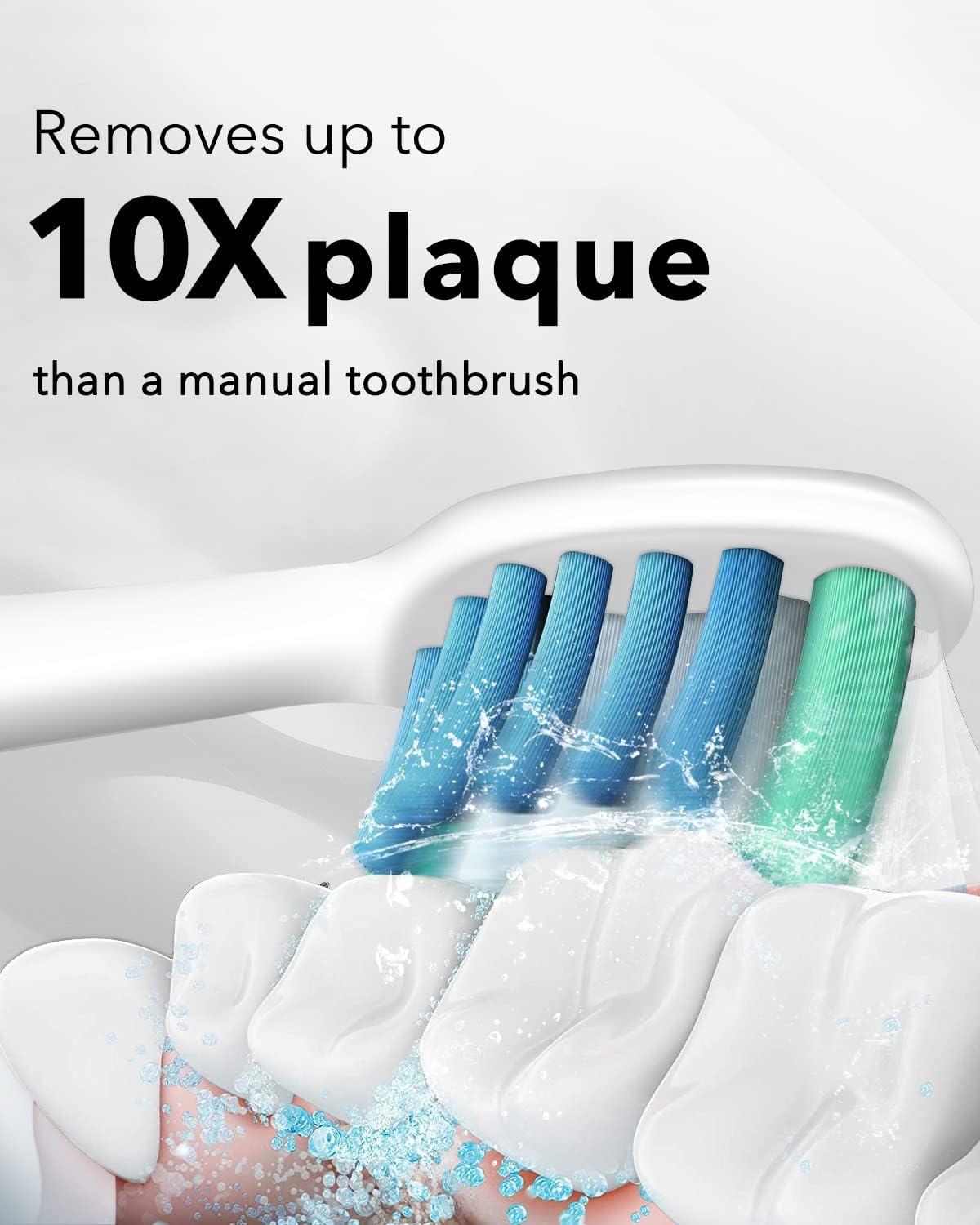 image:imageMySmile UC605 Electric Toothbrush Replacement Heads 6 Packs WhiteWhite