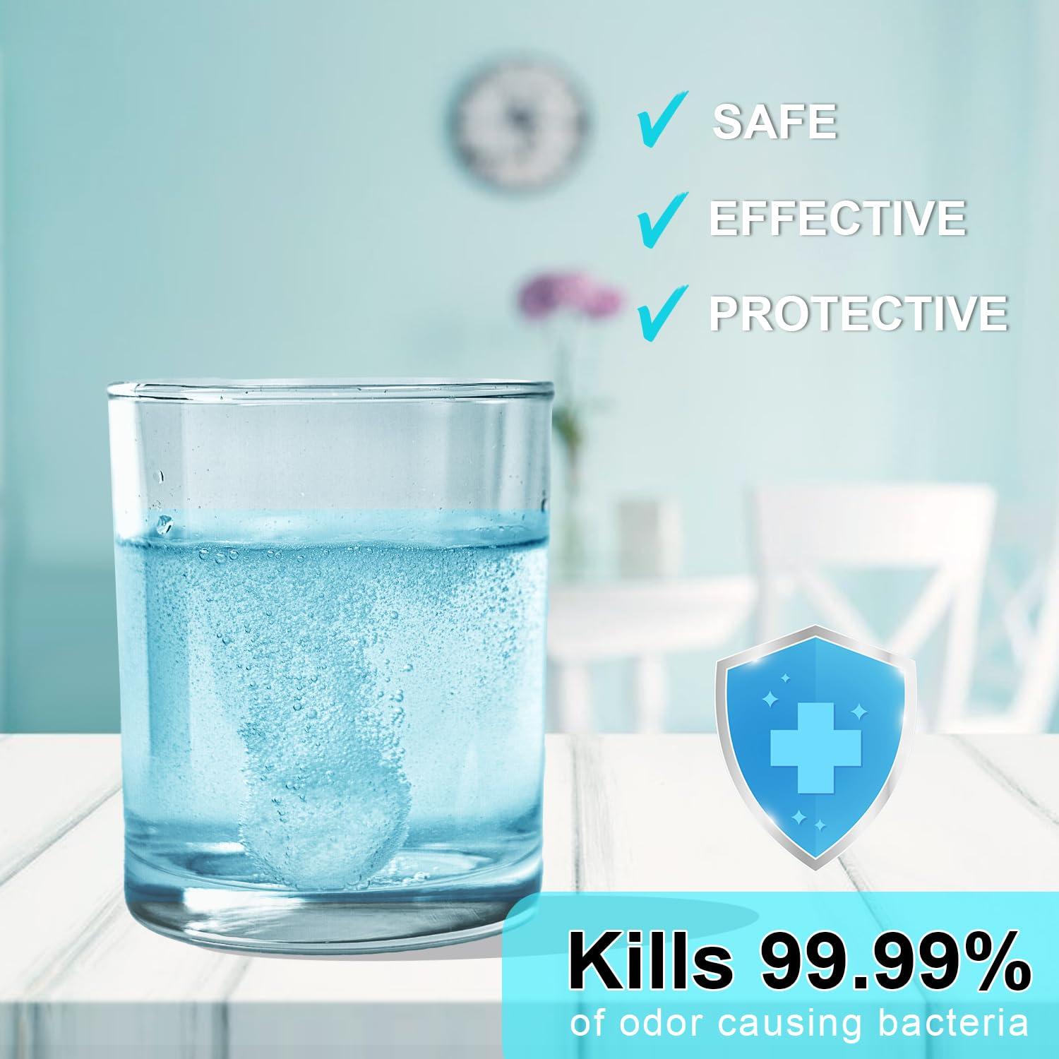 image:imageMysmile Retainer Cleaner with 120 Denture Cleaning Tablets 3 Min Faster Denture Cleaner Removes Plaque Odors Stains from Aligner Invisalign Mouth Guard Night Guard