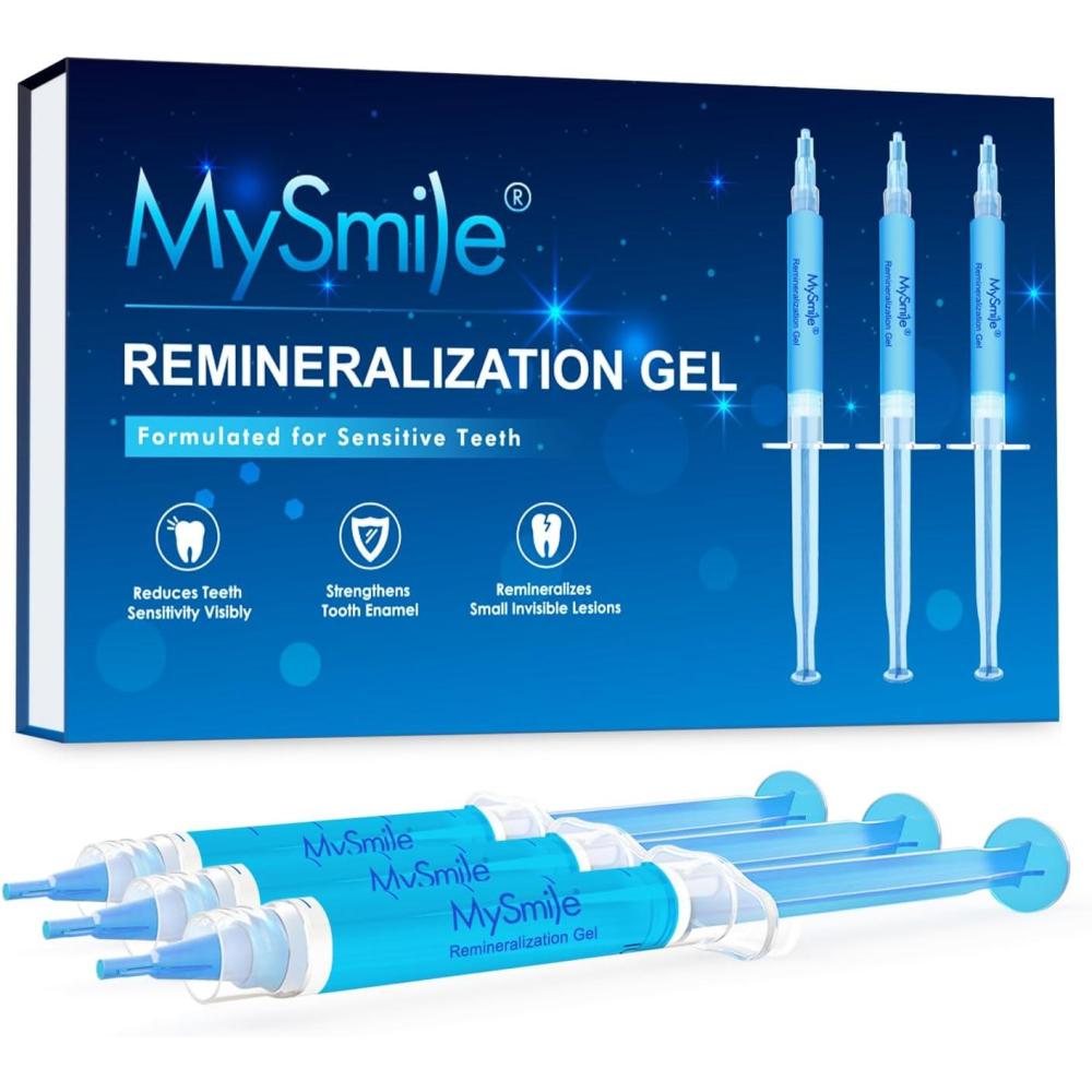 image:imageMySmile Remineralization Gel Remineralizing Gel for Reduce Teeth Sensitivity After Teeth Whitening Teeth Desensitizing Gel Strengthen Tooth Enamel Great for Sensitivity Treatment 3ML3PCS1 Fl Oz Pack of 3