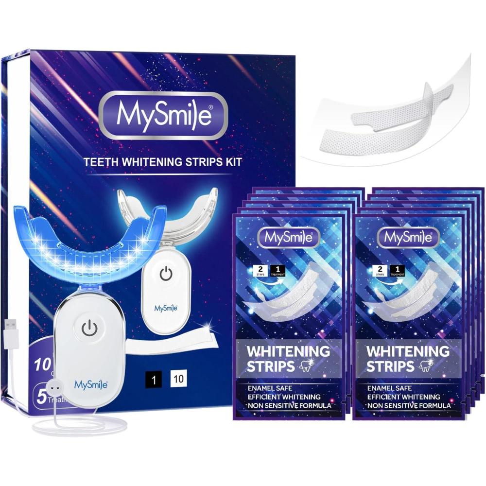 image:imageMySmile Teeth Whitening Pen 30 Treatment Enamel Safe Tooth Whitening Gel for Teeth Sensitive10 Min Fast Whitening TeethHelps to Remove Stains from Coffee Smoking WinesMint Flavor10 Count Pack of 1