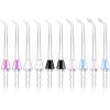 image:imageMySmile 10 PCS Replacement Jet Tips Oral Irrigator Nozzle Set Compatible with Water Flosser by Waterpik and Mocel Includes Classic Tips Periodontal Pocket Tips and Plaque Seeker Tips